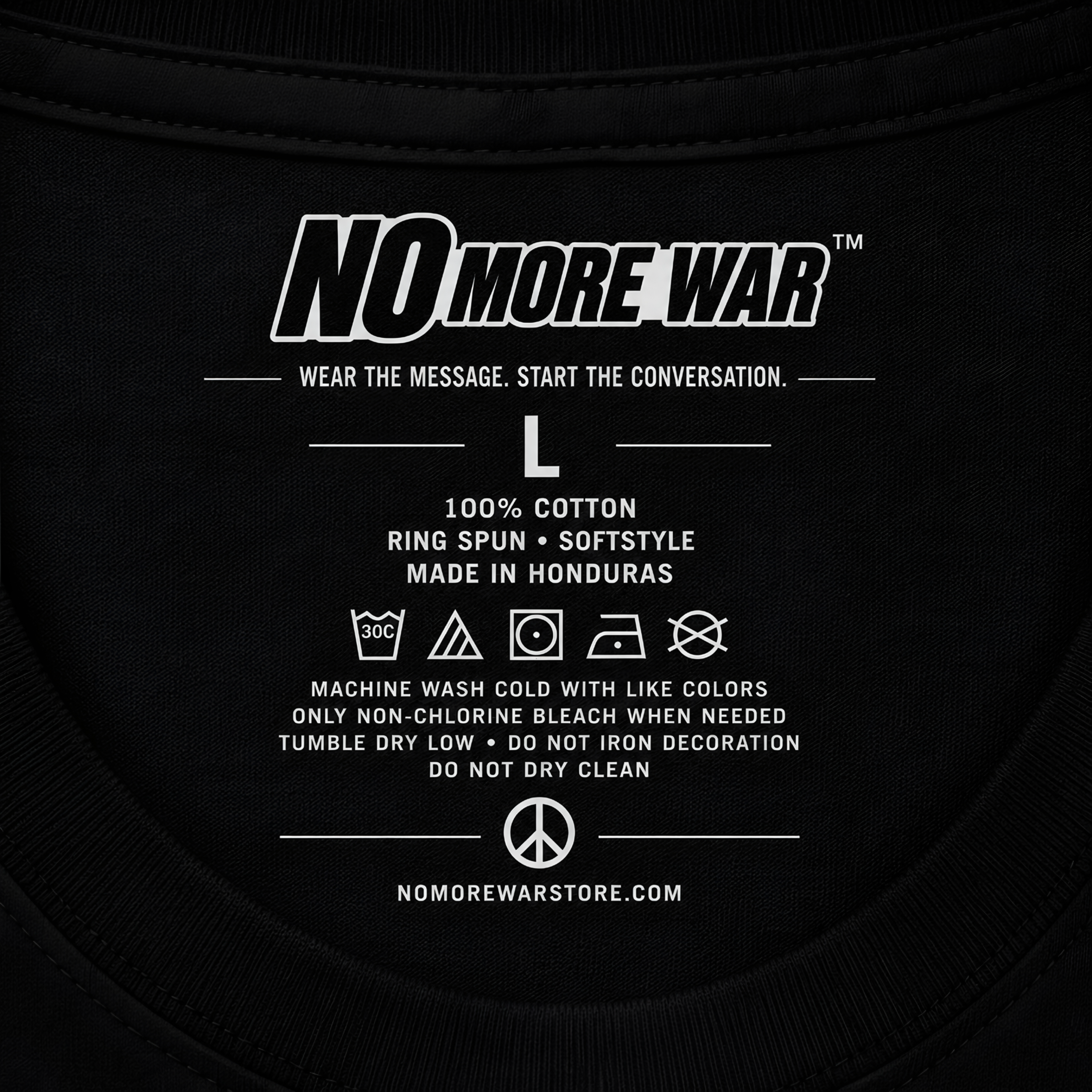 No More War™ Classic Tee-Black