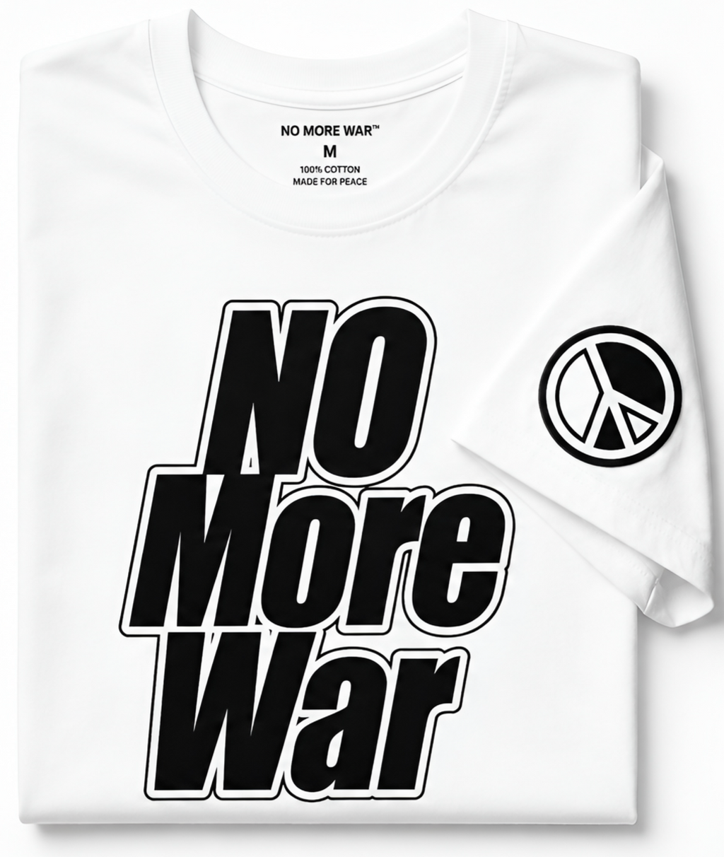 No More War™ Classic Tee-White