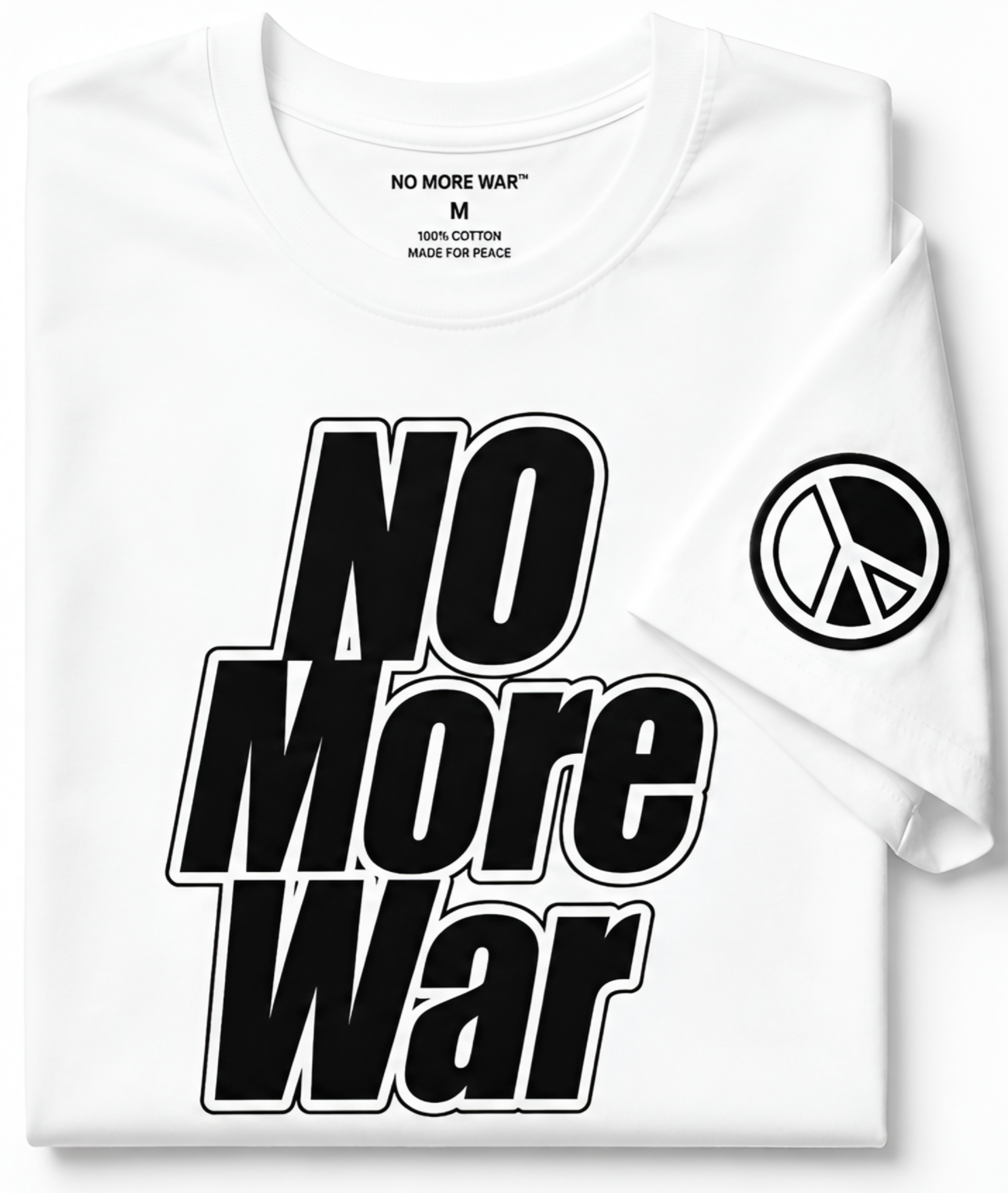 No More War™ Classic Tee-White